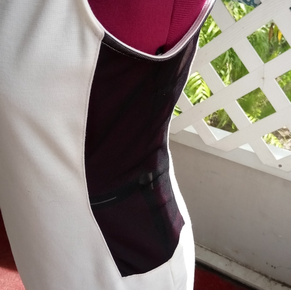 rhinestone neckline uniquely made cocktail dress - Picture 3 of 5